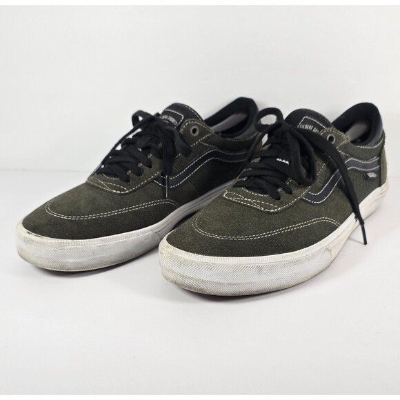 VANS Gilbert Crockett Men’s Old Skool Green Black Low Top Shoe Sneaker Size 11 - Picture 4 of 12